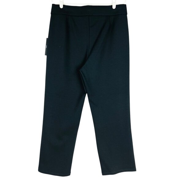 Jones & Co Women Pull-on Straight Stretch Black Pants Size 1X Elastic Waist NWT - Picture 2 of 10